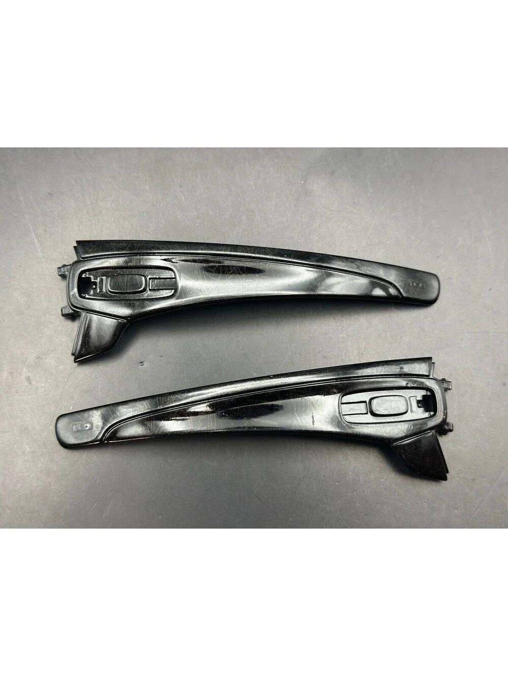 Oakley Batwolf OEM Polished Black Gold Text Replacement Arms